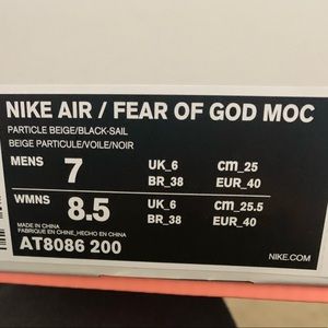 Fear of god moc